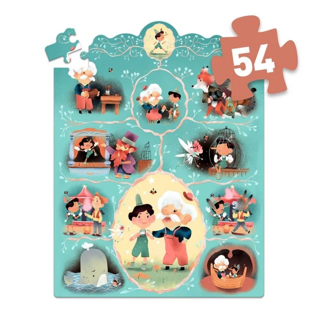 Pinocchio puzzle 54 pieces