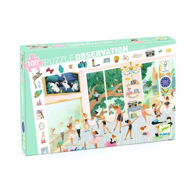 Observation puzzle dance school 100 pieces