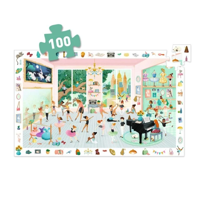 Observation puzzle dance school 100 pieces