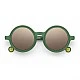 Children's round sunglasses from 0 to 2 years. Color green