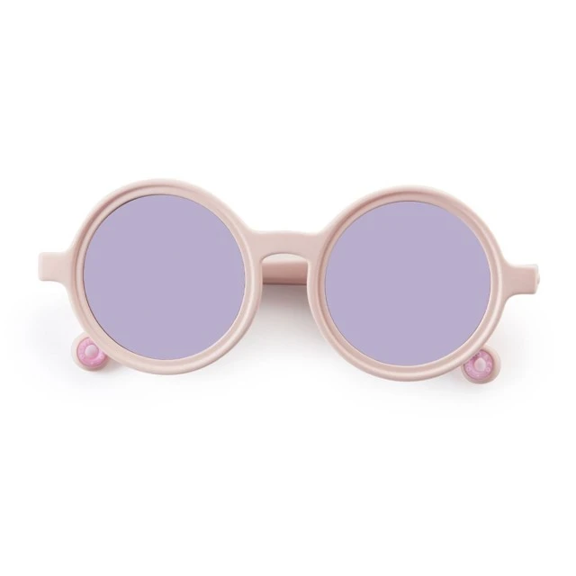 Children's round sunglasses from 0 to 2 years. Color pink