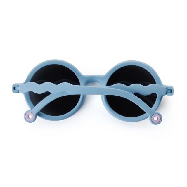 Children's round sunglasses from 0 to 2 years. Color blue