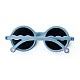 Children's round sunglasses from 0 to 2 years. Color blue