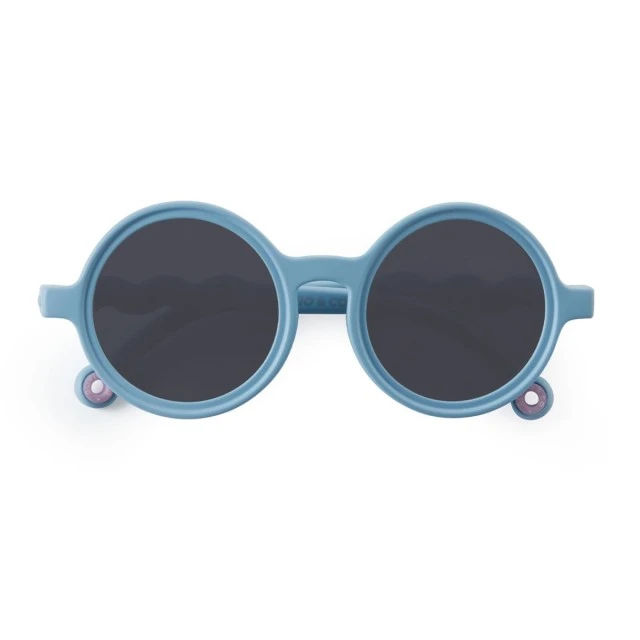Children's round sunglasses from 0 to 2 years. Color blue