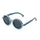 Children's round sunglasses from 0 to 2 years. Color blue