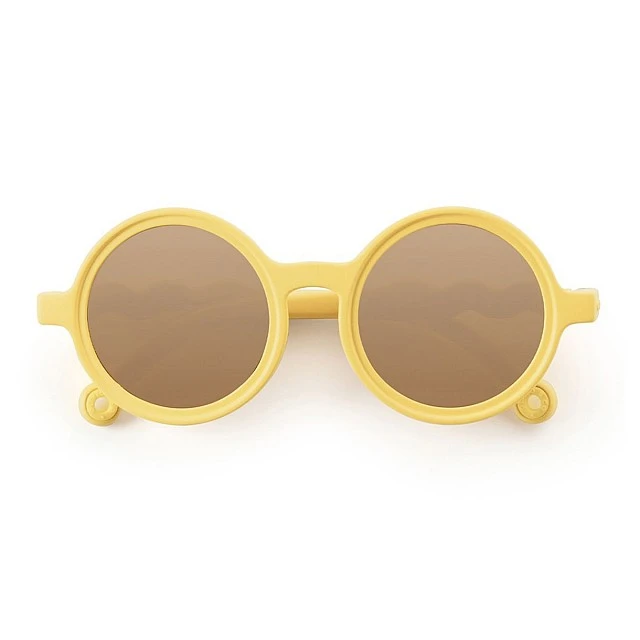 Children’s round sunglasses from 0 to 2 years. Color yellow