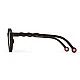 Children's oval sunglasses from 3 to 5 years. Color black