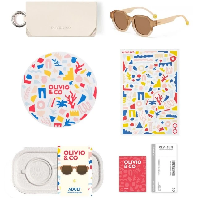Sunglasses creative D Color amber
