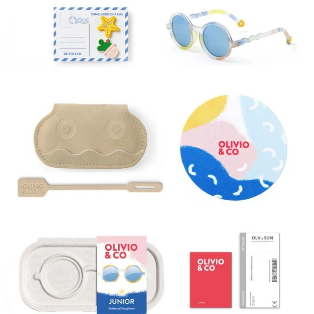 Children’s round sunglasses from 3 to 5 years. Multicolor color
