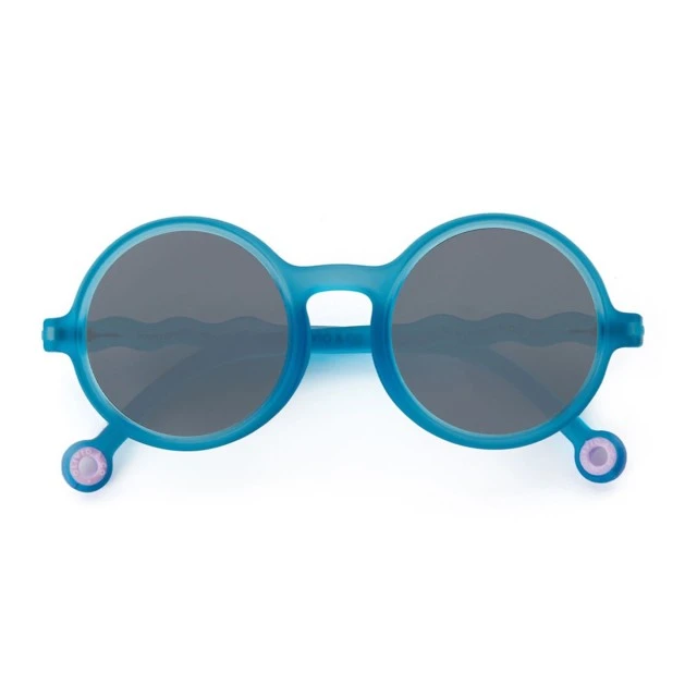 Children’s round sunglasses from 3 to 5 years. Color blue