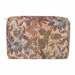 Toiletry bag Brocart decoratief 24cm Almond color