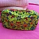 Toiletry bag Brocart decoratief 24cm Color yellow