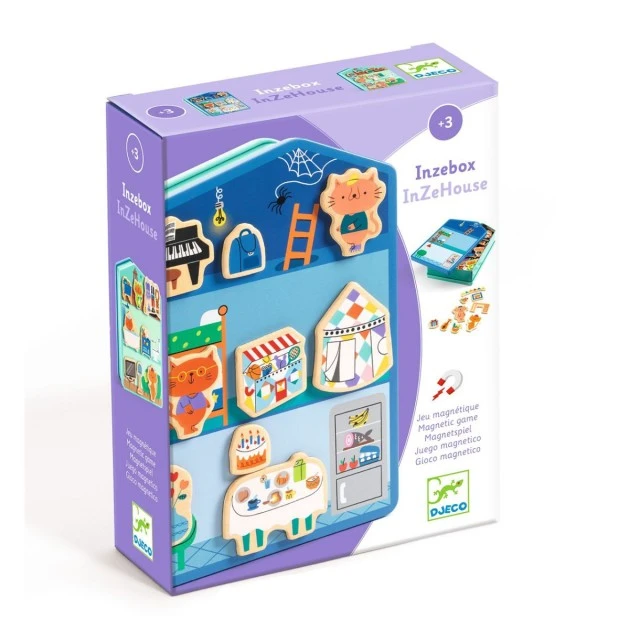 Игра с магнити къща