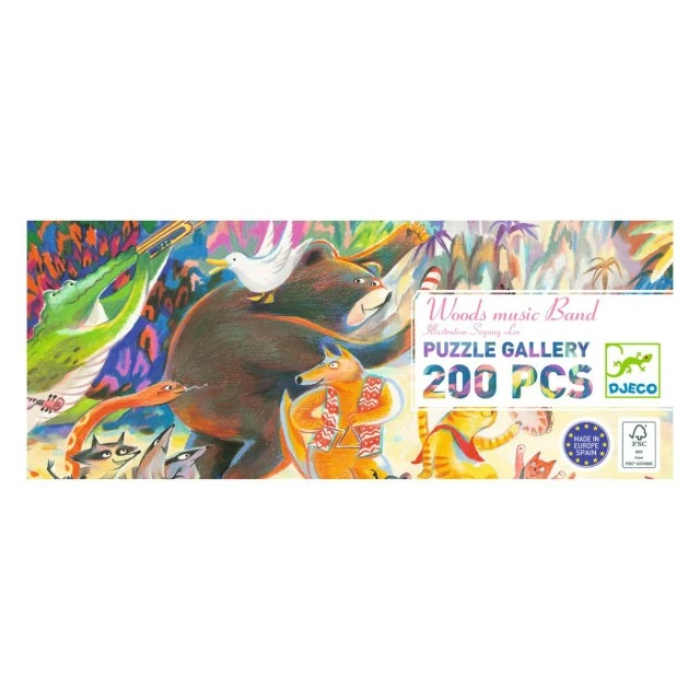 Forest music band puzzle 200 pieces