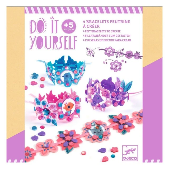 DIY set of 4 gorgeous bracelets