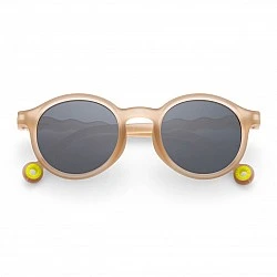 Children's oval sunglasses from 5 to 12 years. Color brown