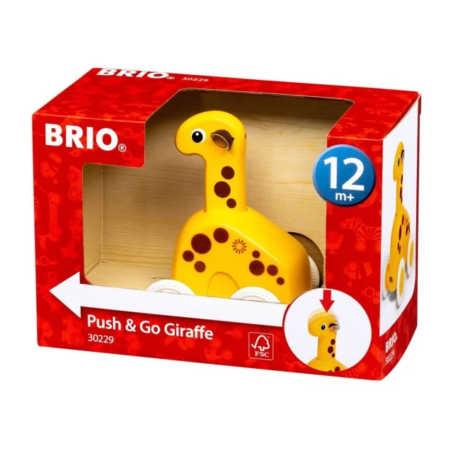 Push toy little giraffe