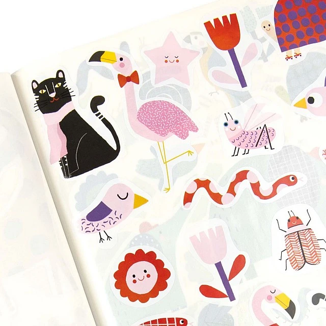 Booklet with 300 stickers
