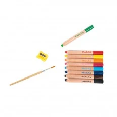 Colored pencils 9 colors 3in1