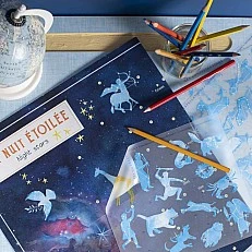 Constellation map with decals