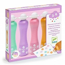 Dotted coloring markers pearl colors