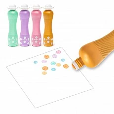 Dotted coloring markers pearl colors
