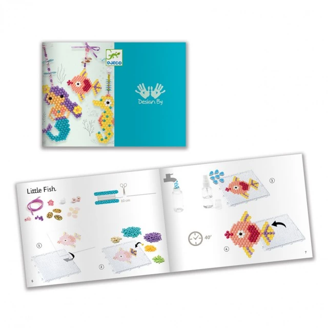 Make sea charm charms with beads