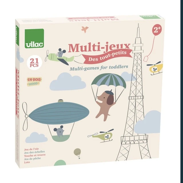 Set of 4 games for the little ones designed by Sarah Betz