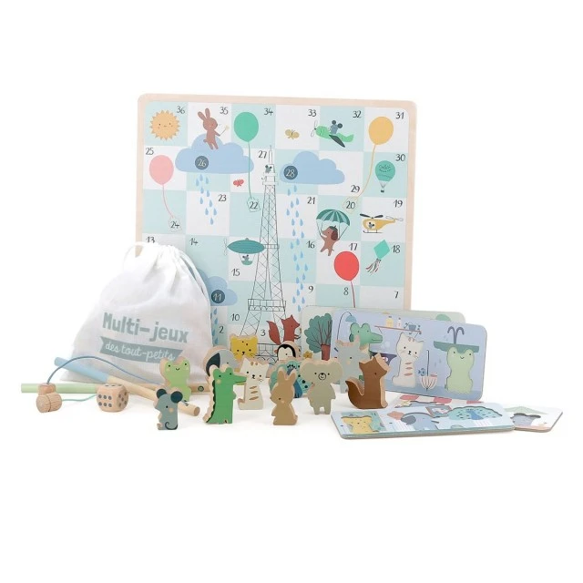 Set of 4 games for the little ones designed by Sarah Betz