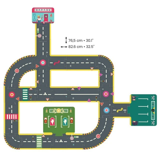 Пъзел гигант вселената на Crazy motors