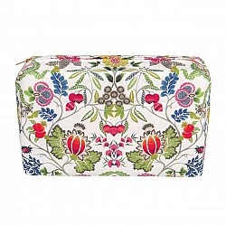 Toiletry bag Brocart decoratief 30cm Coral color