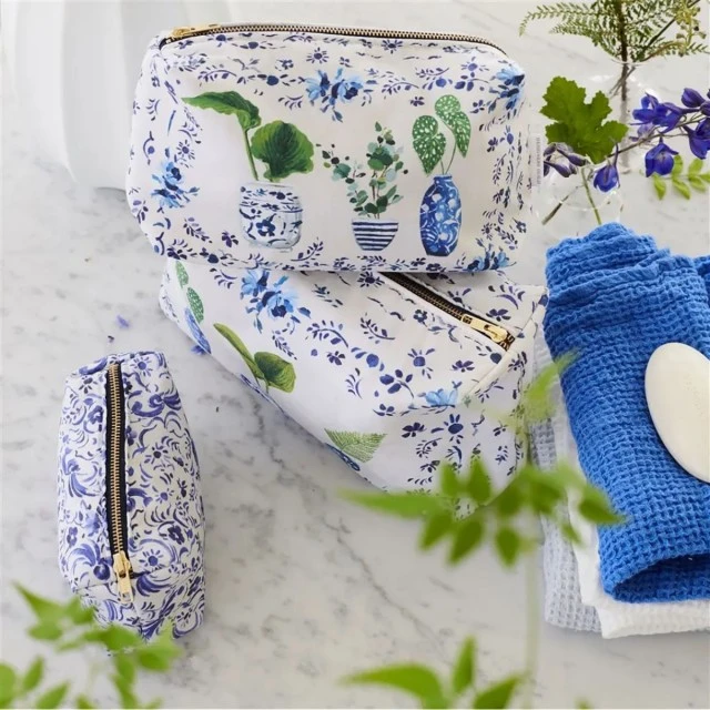 Несесер Kawana delft 30см Цвят синьо