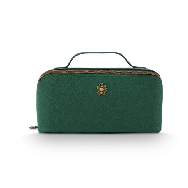 Cyrille cosmetic bag, green color