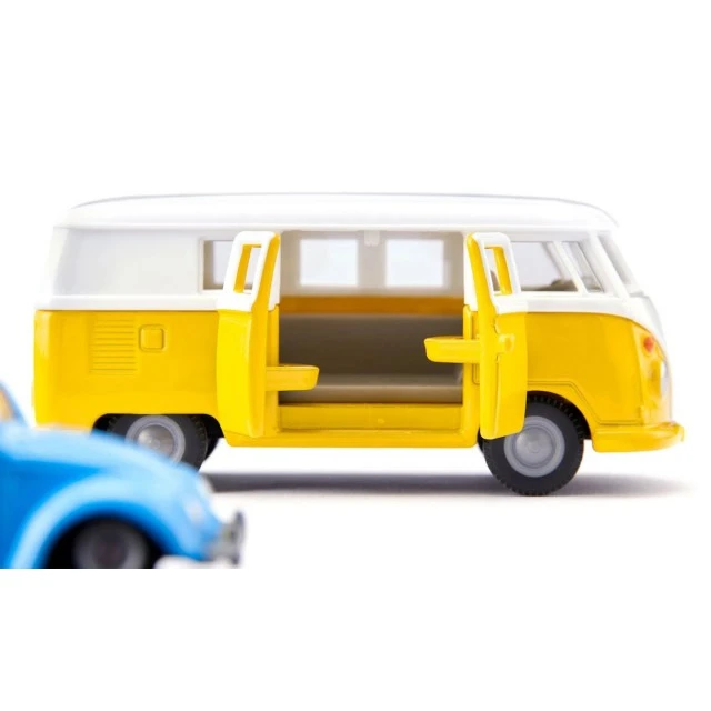 Toy van VW T1 with trailer and VW turtle