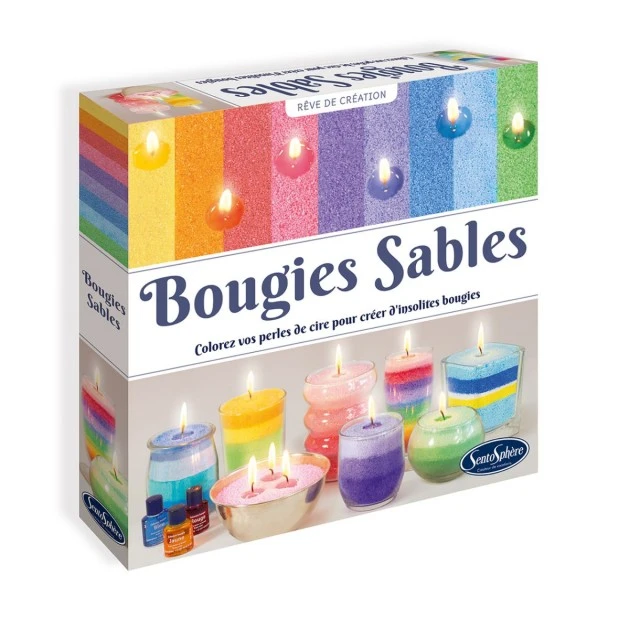 Game studio make sand candles