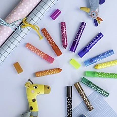Large colored felt-tip pens 12pcs.