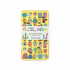 Colored pencils 12pcs neon colors