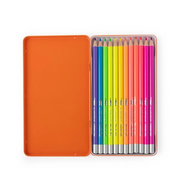 Colored pencils 12pcs neon colors