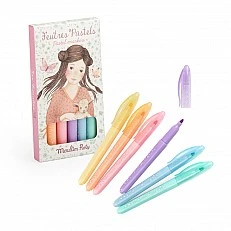 Felt-tip pens pastel colors 6pcs.