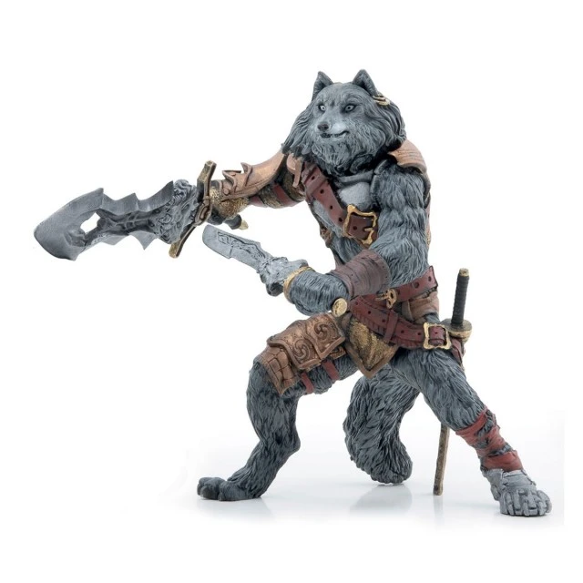 Wolf warrior figurine