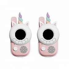 Children's walkie talkie 2PCS. Unicorn motif