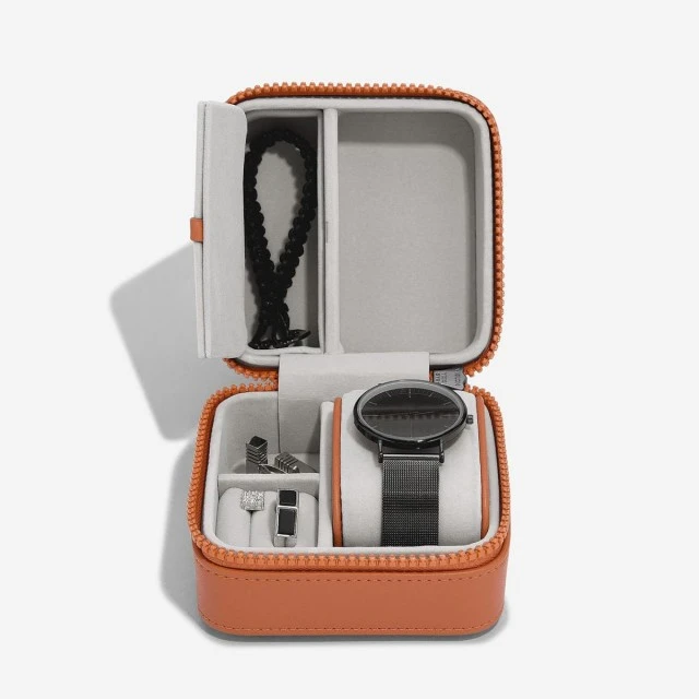 Watch and jewelry box Color orange