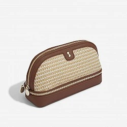 Несесер Raffia Цвят кафяво