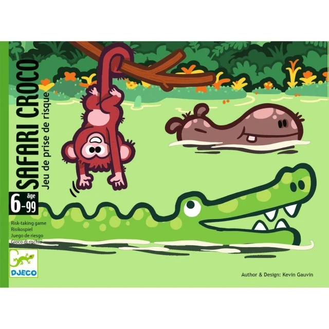 Crocodile Safari Card Game