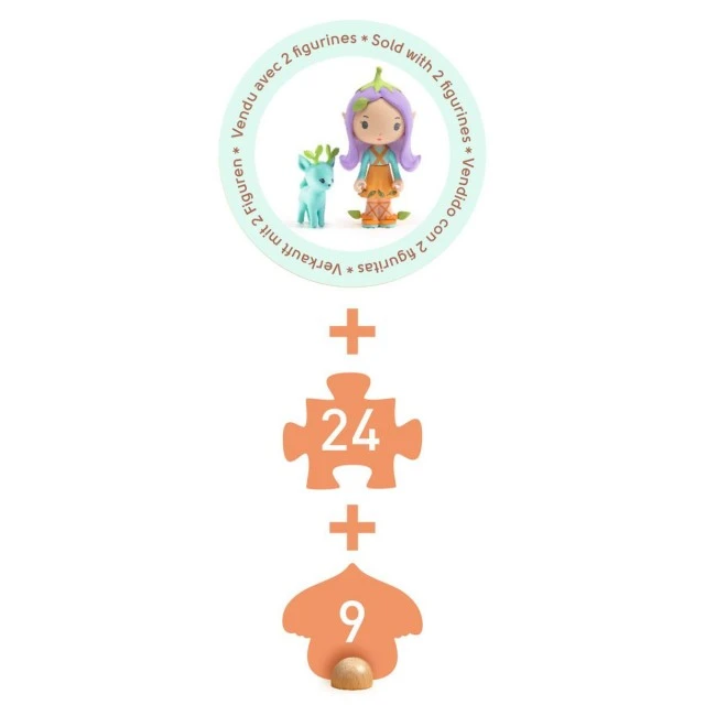 Miniature puzzle Lily from the Tinili collection 33 pieces