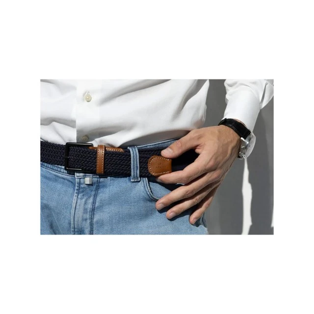 Knitted belt Color blue