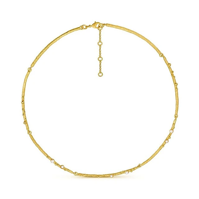 Guspira necklace with gold plating Joidart