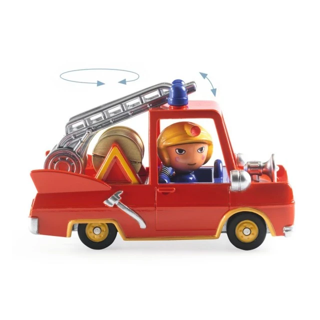 Toy trolley small fire truck