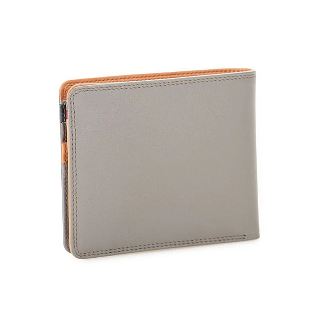 Men’s wallet with RFID protection and coin pocket Color fumo