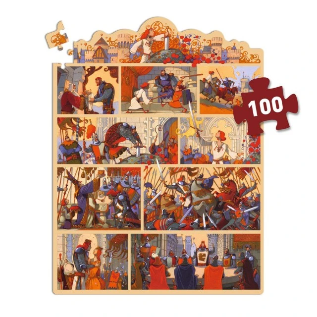 Пъзел крал Артур 100 части
